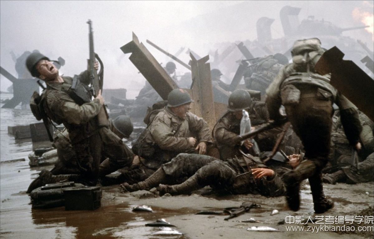 《拯救大兵瑞恩》動態構圖